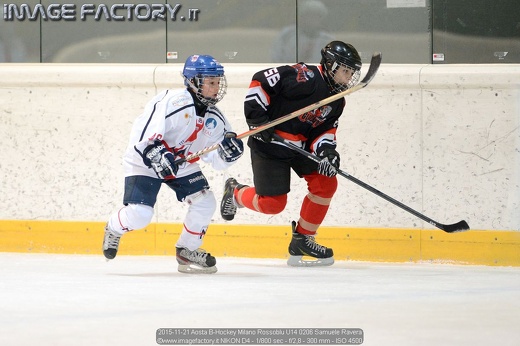 2015-11-21 Aosta B-Hockey Milano Rossoblu U14 0206 Samuele Ravera